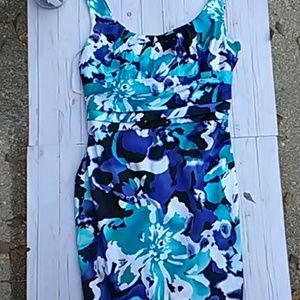 Bisou Bisou Strap Dress Black, & White Sz 18w